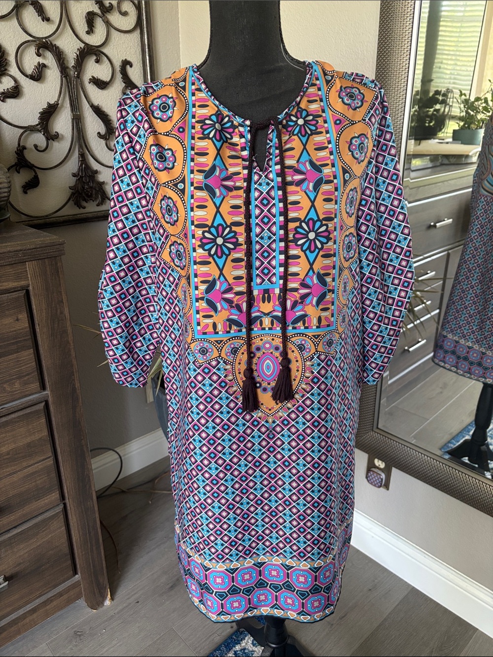 Printed Boho Swimsuit Cover Up